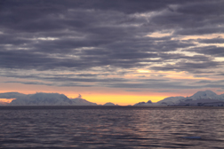 As Close As It Gets to Sunset Below the Antarctic Circle